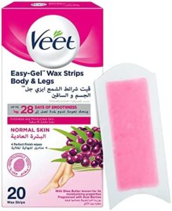 شرائح فيت للجسم للبشرة العادية veet cold wax strips for legs